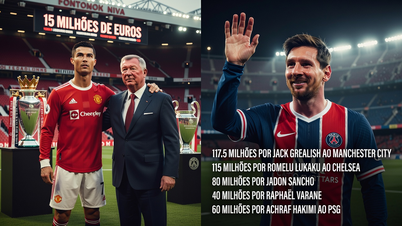 Ronaldo e Messi Protagonizam Janela Histórica de Transferências na Europa