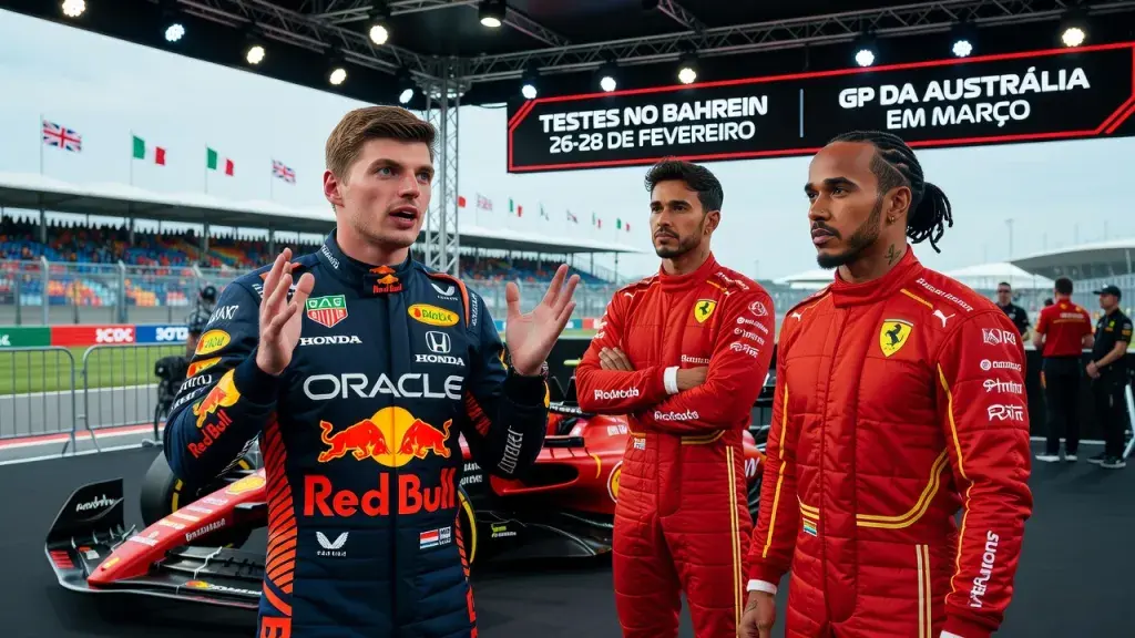 Verstappen Prevê Hamilton Renovado e Motivado na Ferrari