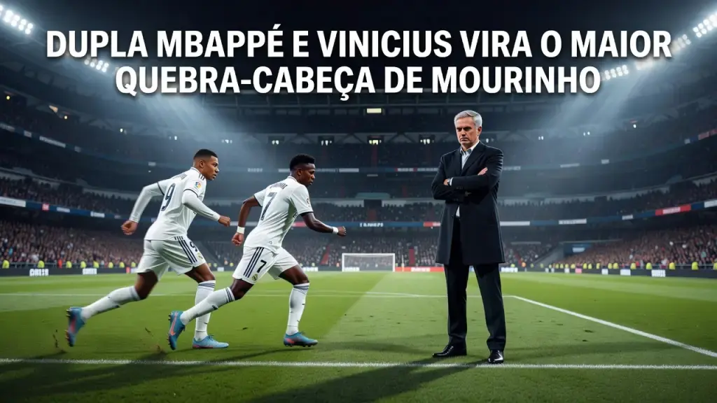 Dupla Mbappé e Vinicius vira o maior quebra-cabeça de Mourinho
